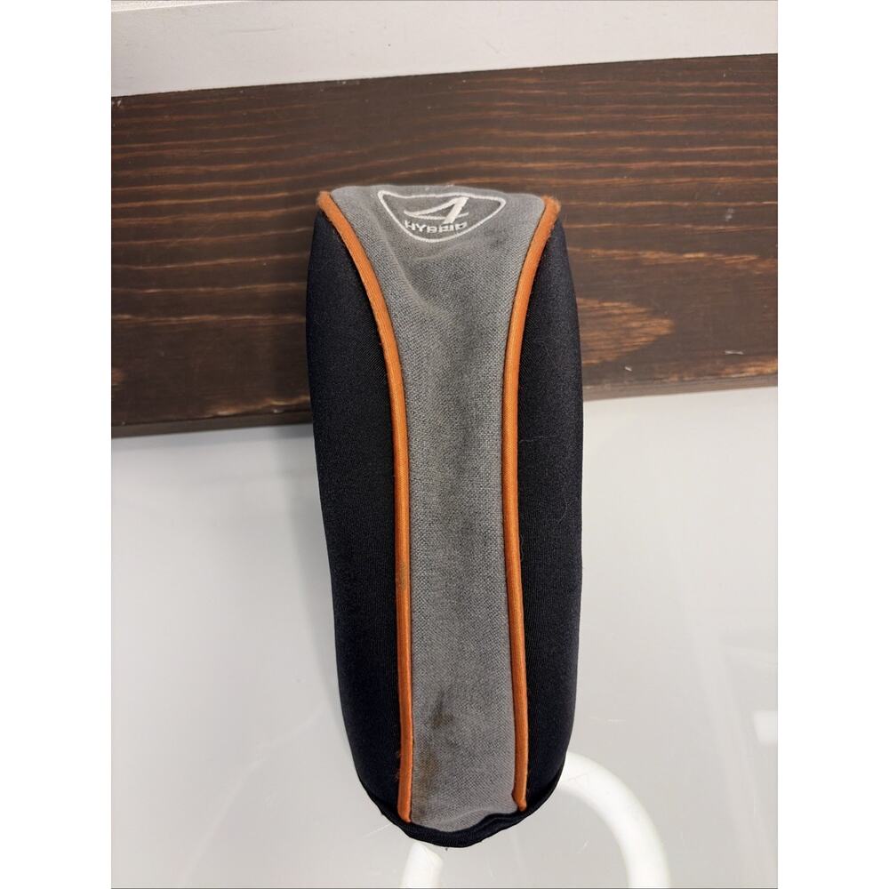 Orlimar 4 Hybrid Head Cover Gray Black Orange Golf Club Stain As Shown